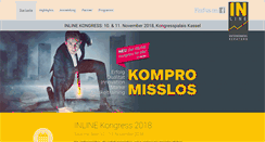 Desktop Screenshot of inline-kongress.de