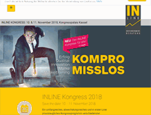 Tablet Screenshot of inline-kongress.de